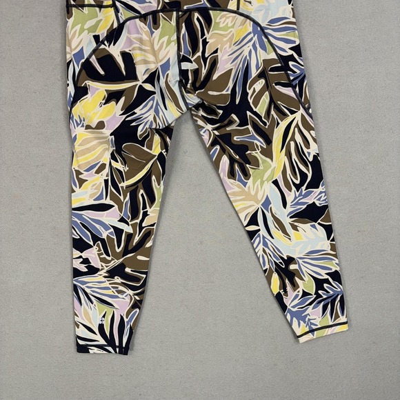 Sweaty Betty Leggings Womens Medium Colorful Power 7/8 Pocket Yoga Running - Picture 9 of 15